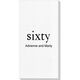 Big Number Sixty Deville Guest Towels Image 2 of 2